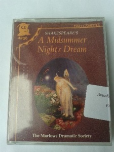 A Midsummer Night's Dream written by William Shakespeare performed by Marlowe Dramatic Society, Frank Duncan, Joan Hart and Ian McKellen on Cassette (Unabridged)