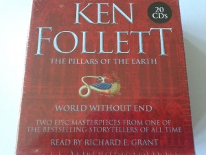 The Pillars of the Earth and World Without End Collection written by Ken Follett performed by Richard E. Grant on CD (Unabridged)