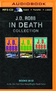 In Death Collection Books 30-32 written by J.D. Robb performed by Susan Ericksen on MP3 CD (Unabridged)