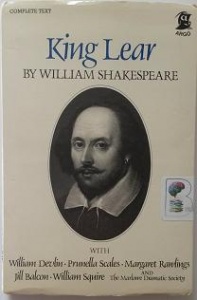 King Lear written by William Shakespeare performed by Marlowe Dramatic Society, William Devlin, Ian Lang and Prunella Scales on Cassette (Abridged)
