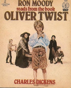Oliver Twist written by Charles Dickens performed by Ron Moody on Cassette (Abridged)