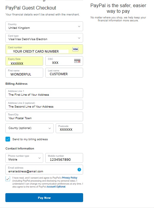 How to Use the Paypal Guest Checkout Brainfood Audiobooks UK