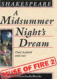 A Midsummer Night's Dream written by William Shakespeare performed by Paul Scofield, Barbara Jefford, Joy Parker and John Stride on Cassette (Unabridged)